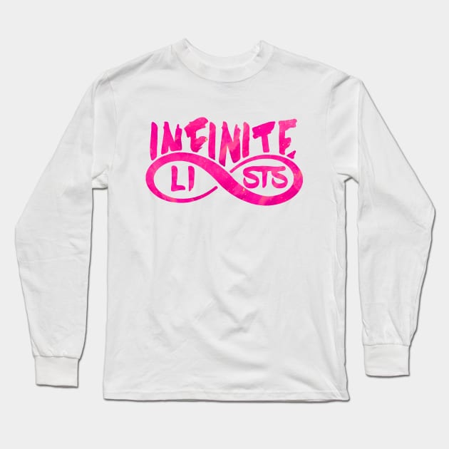 Infinite lists Merch Long Sleeve T-Shirt by NewMerch